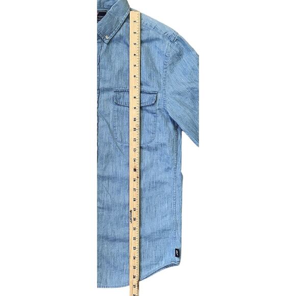 Vineyard Vines Chambray Crosby Slim Fit Button-Down Shirt Women's XS - Picture 2 of 5